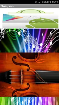 Playing violin android App screenshot 1